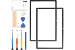 ARSSLY Kit de réparation de panneau de verre externe pour Samsung Galaxy Tab A8 10.5 (2021) SM-X200 SM-X205 avec outils gratuits