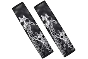‎CHAQLIN chaqlin Sicherheitsgurtpolster mit Giraffen-Motiv, für Damen und Herren, Erwachsene, 2 Stück