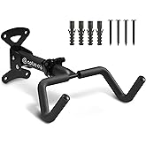 Optio Cycle Fahrrad Wandhalterung Vertikal Klappbar | Metall Fahrradhalterung Wand | Fahrrad Wandhalter Verstärkt | Fahrradau