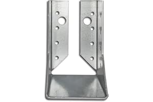 WOHNKULT Scarpa per travi interna con marchio CE, approvazione ETA, diverse misure a scelta, alta qualità, robusta e resistente, struttura in legno, fissaggio per artigiani (WBZ 14 | 60 mm – 100 mm – 75 mm)