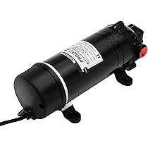 SHZICMY Membranpumpe 220V DP-160M - Selbstansaugende Mini Wasserpumpe Mit Druckschutz