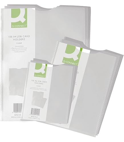 Classement école Bureau 200 Pochettes Plastique A5 Perforées - Transparentes 20 Trous - 21.5x15.5cm - Étanches - Pour Classeurs, Documents Pochette étanche Perforée Classement école Bureau 200 Pochettes Plastique A5 Perforées - Transparentes 20 Trous - 21.5x15.5cm - Étanches - Pour Classeurs, Documents Pochette étanche Perforée