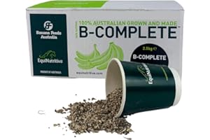 EquiNutritive B-Complete - Horse Gut Supplement - 100% Natural Prebiotic Support for Gastric Ulcers and Excess Acid - Equine Digestive Gut Balancer - Dried Green Bananas (2.5Kg)