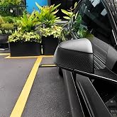 Tesla Model Y Juniper Premium/Standart (2025+) Mat Karbon Fiber Stil Yan Ayna Kapağı Seti