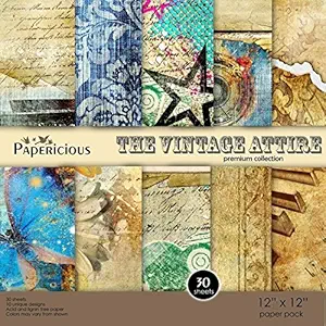 Craftsneed Papericious-Premium Edition 12X12 Vintage Attire