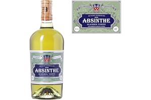 ‎ALANDIA Absinth ALANDIA Verte | Mit Goldmedaille prämiert | Original Rezeptur aus dem 19. Jh. | Ohne Farbstoff | 65% Vol. | (1x 0,5 l)