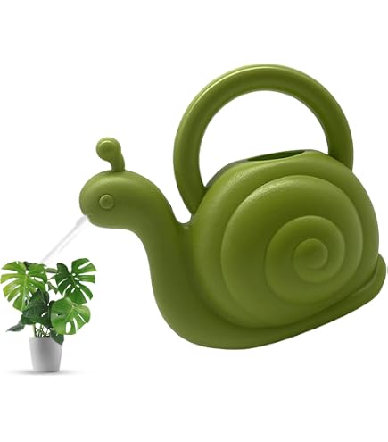 Arrosoir Escargot 1,5 L – Pour Enfants, Léger | Jardin Intérieur/extérieur, Bec Précis, Poignée Ergonomique - 9