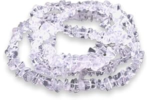 TENET - Collar chips de piedras naturales para cristaloterapia, reiki, meditación - 84 cm