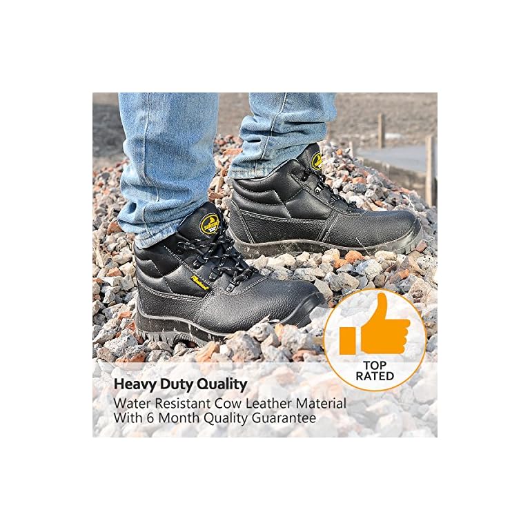 SAFETOE S3 Steel Toe Safety Boots [CE Quality Certified] 8010 Water