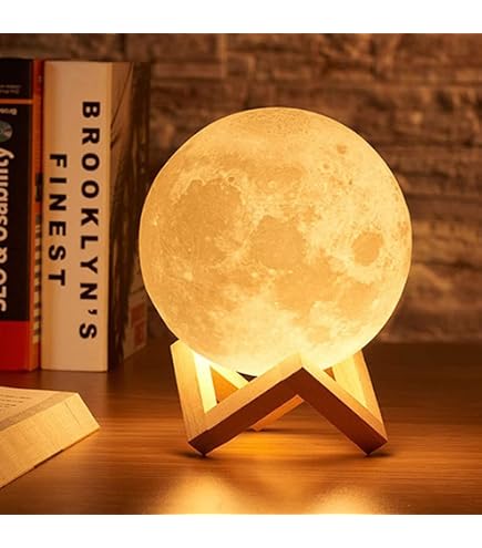 Buy THE GIFT ERA 3D Moon Lamp 10CM with Wooden Stand | Single