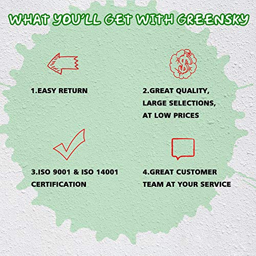 greensky 4  Pack REMANUFACTURADO PARA HP 953  953  x l cartuchos de tinta de repuesto para HP OfficeJet Pro 7740  8710  8720  8725  8728  8730  8740   1  negro 1  Cian 1  Magenta 1  Amarillo 