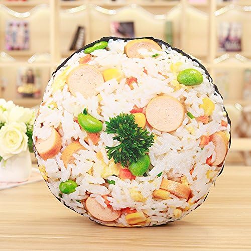 Yancyong 3D Pillow,Specific Dimensions Refer To Baby Details Page,Sausage Fried Rice