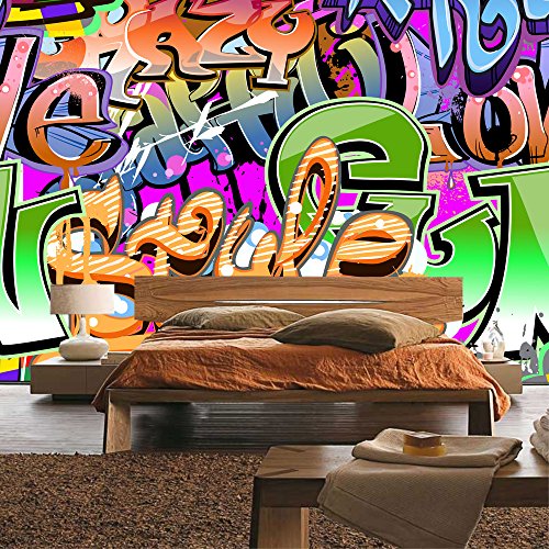 Vlies Fototapete 400×280 cm – Top ! PREMIUM PLUS Foto Tapete ! Wandbilder XXL Wandbild Bild Fototapeten Tapeten Wandtapete Wanddeko Wand Kinderzimmer Graffiti Streetart – no. 221 - 8