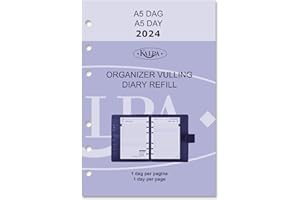 ‎KALPA Kalpa A5 Ringbuch Planer Einlagen Täglich NL EN 2024