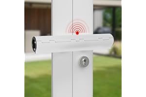 HZUISST Patio Door Security Lock with Anti-Theft Alarm, High Security French Door Security Lock, Professional Patio Door Locks, Door Safety Locks for French Double Doors Conservatory Doors