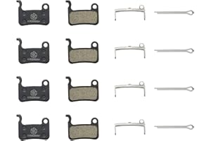 KREMORV Pastiglie Freno Bici a Disco per Shimano Deore XT XTR LX SLX Hone Alfine Saint 4 paia Pastiglie Freno Shimano A01S M06 M07 M07Ti M07S Ashima APV PCB TRP Dash