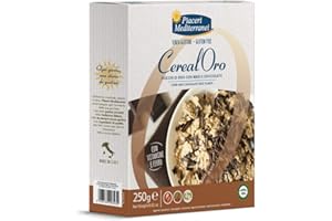 PIACERI MEDITERRANEI Fiocchi di Riso con Mais e Cioccolato 250G, Senza glutine