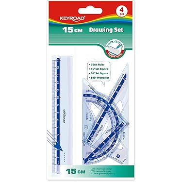 Grote geodriehoek 26 cm met handvat Maped Technic