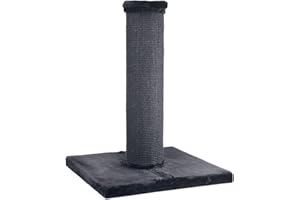 CanadianCat Company | Kratzbaum große Katzen Scratchpost XXL Kratzstamm | anthrazit | ca. 19cm Säulendurchmesser | 55 x 55 x 80 cm