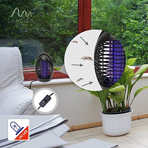 Gardigo Fluginsektenvernichter 20 m² mit UV-LED, schwarz - 9