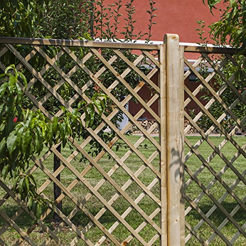 Rankgitter aus Holz Autoklav 1200 x 1800 Trikot 120 mm - 3