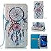 Produktbild Fanryn Samsung Galaxy J5 (2016) SM-J510F Wallet Tasche Brieftasche Schutzhülle ,Gemaltes Muster Design Hochwertige PU Leder Folio Tasche Case Hülle im Bookstyle mit Standfunktion Kredit Kartenfächer (Windspiele)