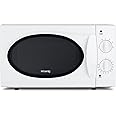 Micro-ondes Compact Hkog 20L 700W Blanc – Plateau Tournant, Multifonction, Pour Comptoir