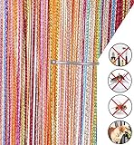 cortina plastico tiras [Función IDEEAI] No sólo bloquea un poco de luz, calor y suciedad, sino también bloquea la entrada a las moscas, abejas y polillas cuando se deja la puerta / ventana abierta, ayuda a alejar a los insectos no deseados.