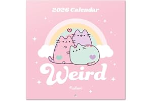 Grupo Erik Calendario 2026 pared Pusheen Kawaii - Almanaque pared 2026 : Planificador mensual Con espacio para Anotar, Ilustraciones y Fácil de colgar (30x30cm)