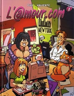 jaquette livre L'@MOUR.COM, Tome 1 :