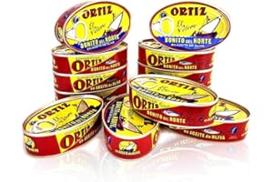 EL PALADAR JAMONERIA & DELICATESSEN PACK BONITO DEL NORTE EN ACEITE OL-120 LATA ORTIZ x12