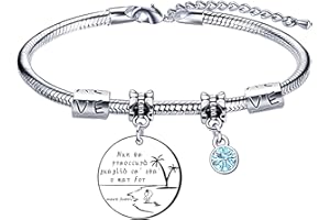 QTZXZX "Nun te preoccupà guagliò ce' sta' o mar for mare fuori Braccialetto regalo, regalo amica compleanno, idee regalo originali per amica, regalo migliore amica, regalo donna compleanno