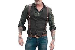 BYLUNTA Herren Hunting Tweed Weste Vintage Retro V-Hals Hochzeit Geschäft Slim Fit Party Wolle S-3XL