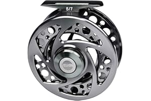 ‎PROBEROS Fliegen Angeln Rolle Fliegenrollen - CNC Bearbeitet Aluminium Legierung Körper - Groß Laube Spule