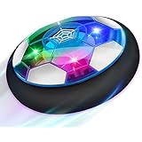 Baztoy Pallone Calcio Fluttuante, Giocattoli Bambini Palla Ricaricabile da Casa con Luci LED Hover Soccer Ball Interno Comple