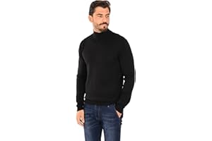 Ciabalù Dolcevita Uomo Lana e Cashmere Mezzo Collo Lupetto Sottogiacca Sottile in Lana Rasata