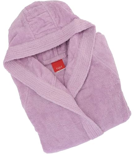 Accappatoio Gabel Modello Viareggio – 100% Cotone, Cappuccio E Tasche, Unisex, Tinta Unita Bleu Nuit, Taglia L, Made In Italy