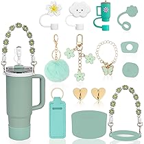 Accessoires Pour Stanley Cup - Lot De 15, Rose, Réutilisables - Marque LUOJINYI