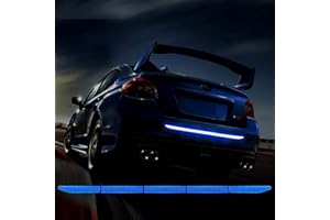 KHDULQ 5 Pièces Ruban Reflechissant Adhesif Bleu, Bande Reflechissante Autocollante, Autocollants Réfléchissants Vision Nocturne, Autocollants de Sécurité Auto-Adhésifs étanches pour Voiture