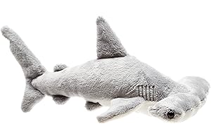 Uni-Toys - Squalo martello – 26 cm (lunghezza) – Pesce peluche, squalo – Peluche