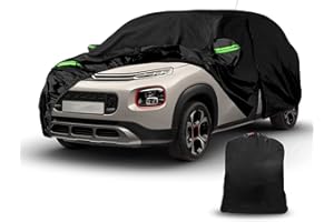 DriSubt Housse de Voiture en Coton Oxford imperméable pour Pluie Soleil poussière Protection Voiture bâche pour Citroën C3 Aircross