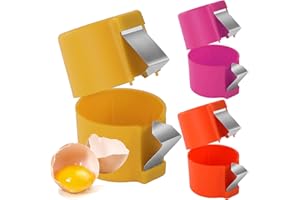 YLNAILKY Herramienta Para Romper Huevos - 1/3/6/9 Piezas Herramienta Separadora De Huevos De Mano | Removedor Separador De Cáscara De Huevo | Abridor De Huevos | Herramienta Para Cortar Huevos | Herramienta