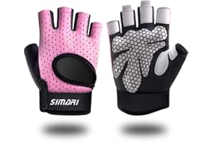 SIMARI Gants de Levage Gants de Fitness pour Hommes et Femmes,Support du Poignet + Protection complète de la Paume,Parfait pour l'entraînement de Levage Bodybuilding, Bike, Boating, etc.SMRG902