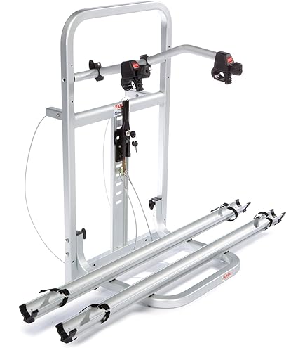 Portabici Per Ruota Di Scorta Peruzzo Brennero 4x4 - Portabici Per 2 Bici Con Binari Nero