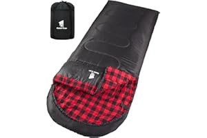 GEERTOP Sac de Couchage Adulte XXL 220 x 110cm, Sac de Couchage Hiver avec Sac de Compression Randonnee, Portable Léger pour Camping Trekking Les Activités de Plein Air