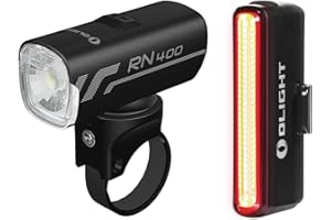 OLIGHT RN400+SEEMEE30C Set Luci Bicicletta Anteriori e Posteriori USB Ricaricabile Luci Bici LED Super Luminosa Impermeabile con 5 Modalità per L'Esterno,Illuminazione Campeggio Ciclismo Notturna