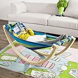 SoBuy® Hängematte, Kinderhängematte , Schaukel für Kinder, Schaukelliege FST33-J - 8