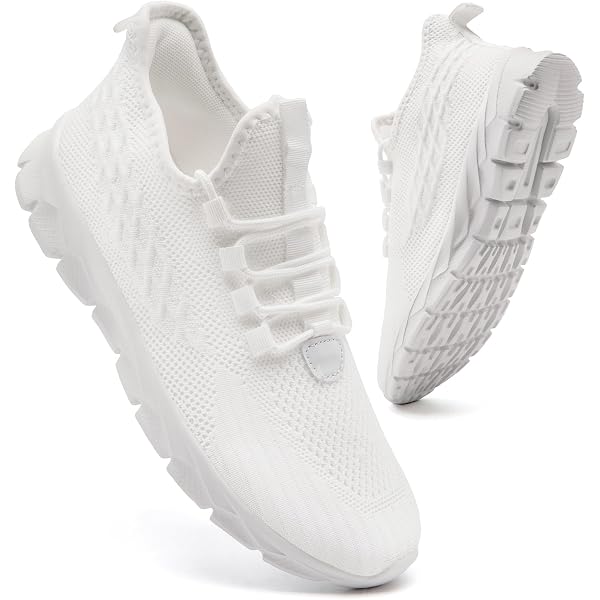 Baskets Femme Légères Respirantes - Chaussures Running Confortables Pour Marche Quotidienne, Fitness Et Jogging