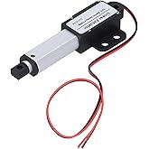 30 mm DC 12 V Linear Actuator Mini Electric Linear Motion Actuator Short Circuit Protection T-Type Screw (Hub 30 mm-4 mm/s-15