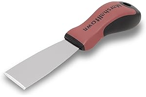 Marshalltown spatule rigide, manche Durasoft, acier carbone, dimensions : 197x38 mm